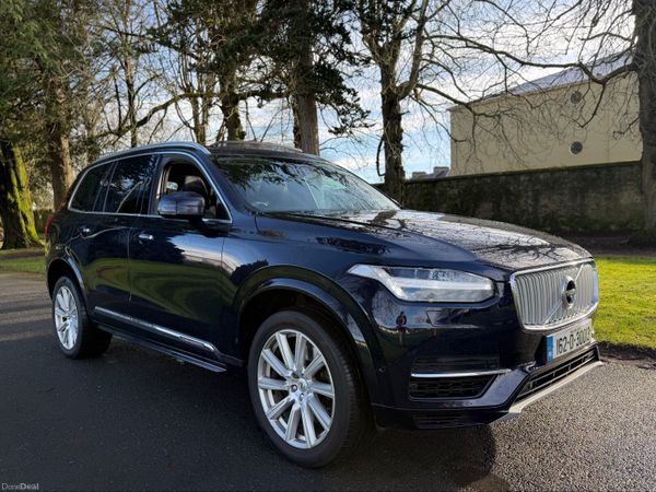 Volvo XC90 SUV, Petrol Plug-in Hybrid, 2016, Blue