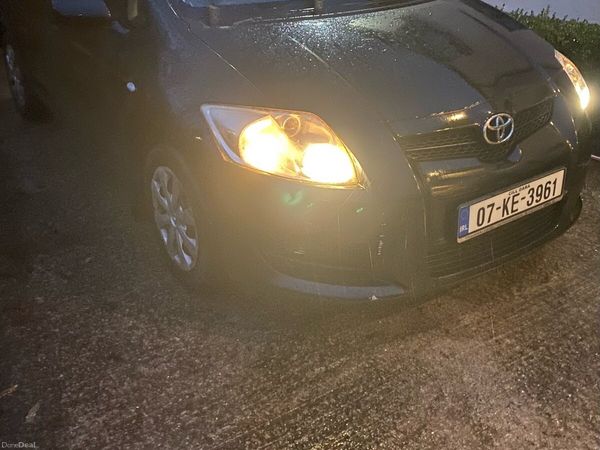 Toyota Auris Hatchback, Petrol, 2007, Black