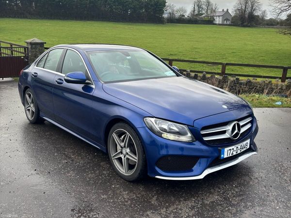 Mercedes-Benz C-Class Saloon, Diesel, 2017, Blue