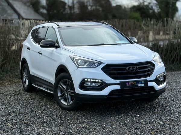Hyundai Santa Fe SUV, Diesel, 2018, White