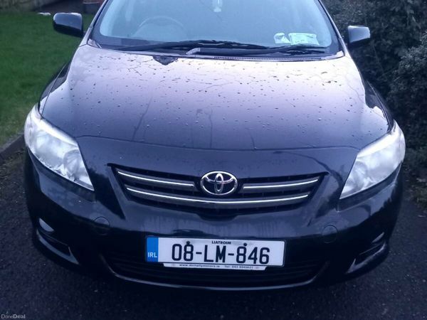 Toyota Corolla Saloon, Petrol, 2008, Black