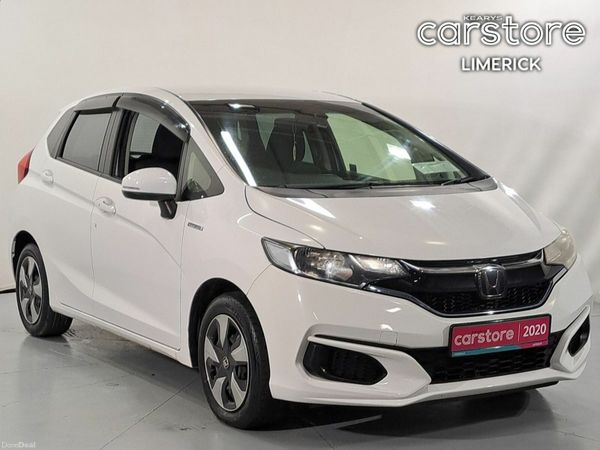 Honda Fit Hatchback, Petrol Hybrid, 2020, White