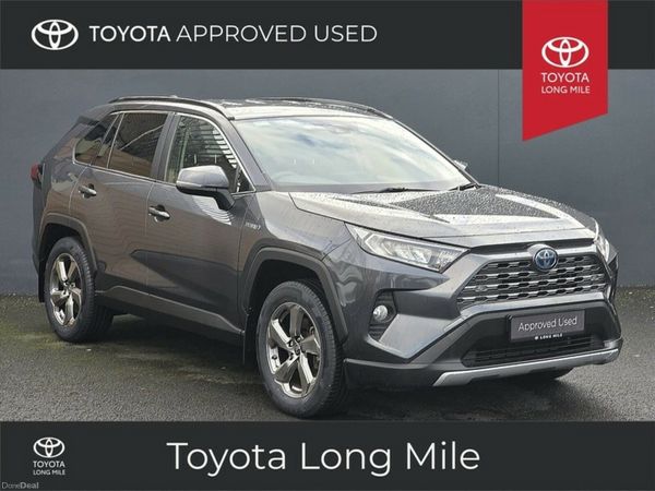 Toyota RAV4 SUV, Petrol Hybrid, 2021, Grey