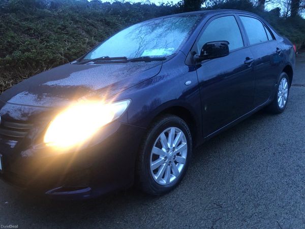 Toyota Corolla Saloon, Petrol, 2010, Blue