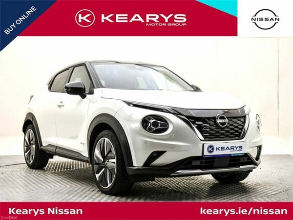 Nissan Juke SUV, Petrol Hybrid, 2023, White