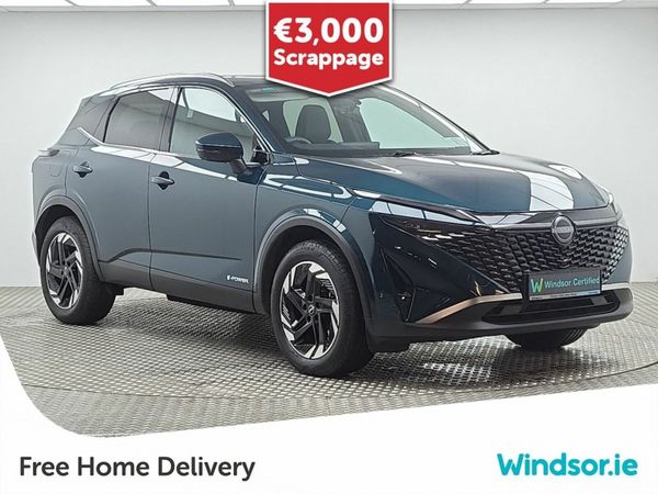 Nissan Qashqai MPV, Petrol Hybrid, 2025, Green