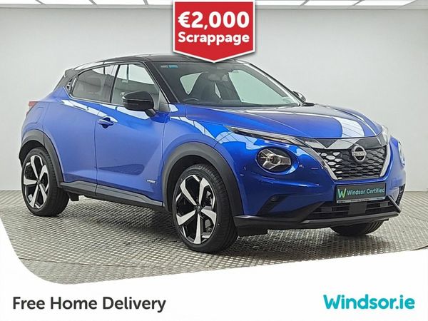 Nissan Juke SUV, Petrol Hybrid, 2024, Blue
