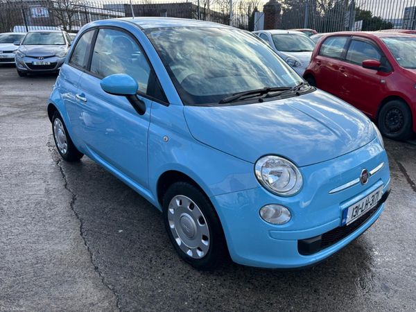 Fiat 500 Hatchback, Petrol, 2013, Blue