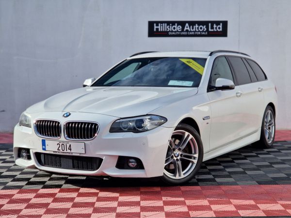 BMW 5-Series Estate, Diesel, 2015, White