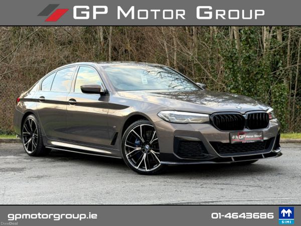 BMW 5-Series Saloon, Petrol Plug-in Hybrid, 2021, Grey