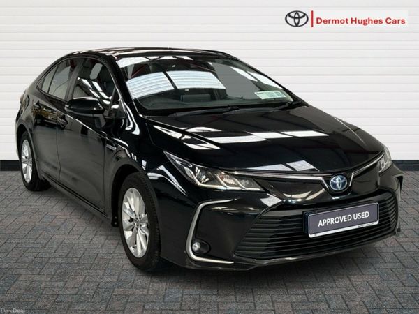 Toyota Corolla Saloon, Petrol Hybrid, 2019, Black