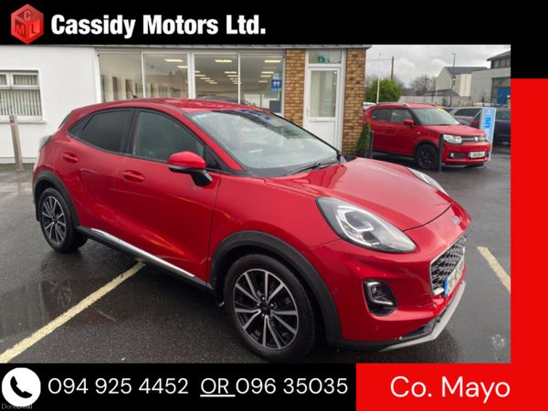 Ford Puma MPV, Petrol Hybrid, 2024, Red