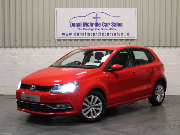Volkswagen Polo Hatchback, Petrol, 2017, Red