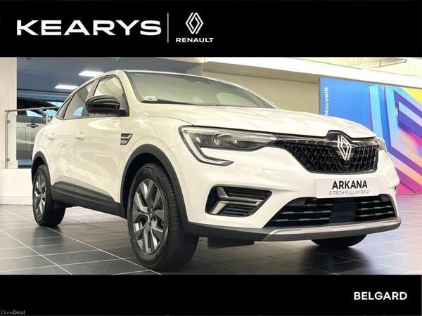 Renault Arkana SUV, Petrol Hybrid, 2025, White