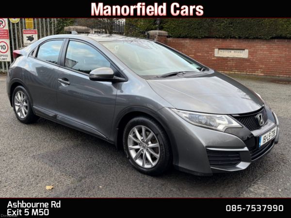 Honda Civic Hatchback, Petrol, 2015, Grey
