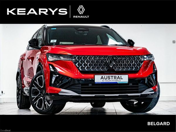 Renault Austral SUV, Petrol Hybrid, 2026, Red