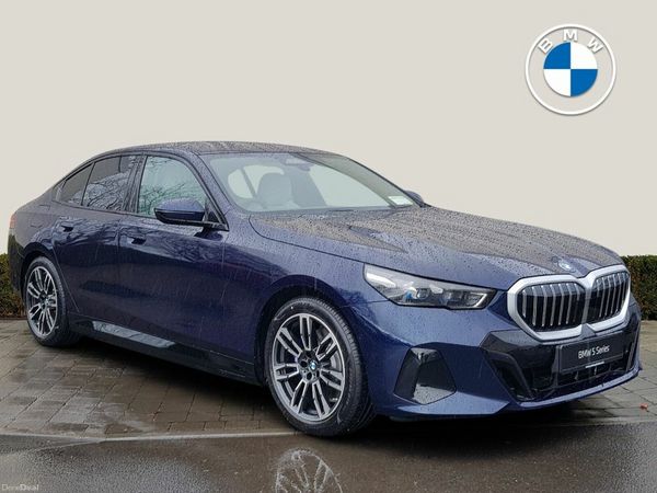 BMW 5-Series Saloon, Petrol Plug-in Hybrid, 2026, Blue