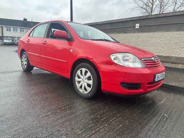 Toyota Corolla Saloon, Petrol, 2006, Red