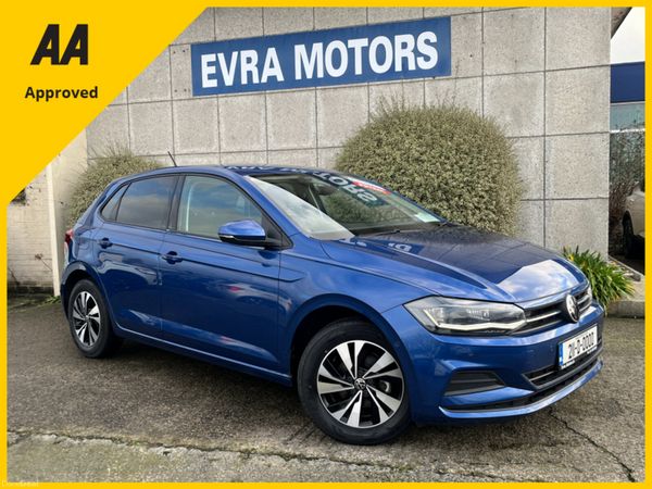 Volkswagen Polo Hatchback, Petrol, 2021, Blue