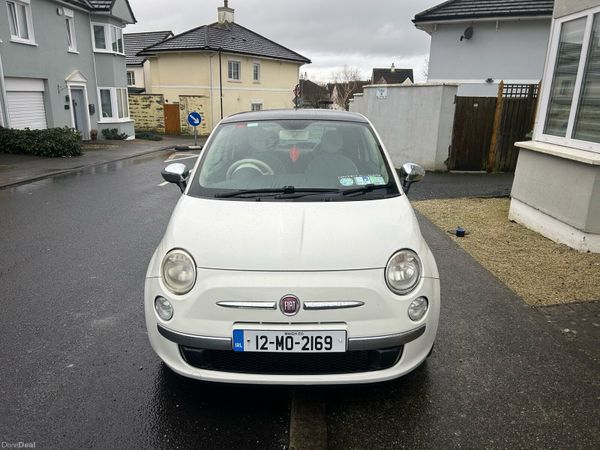 Fiat 500 Hatchback, Petrol, 2012, White