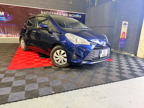 Toyota Vitz Hatchback, Petrol Hybrid, 2019, Blue