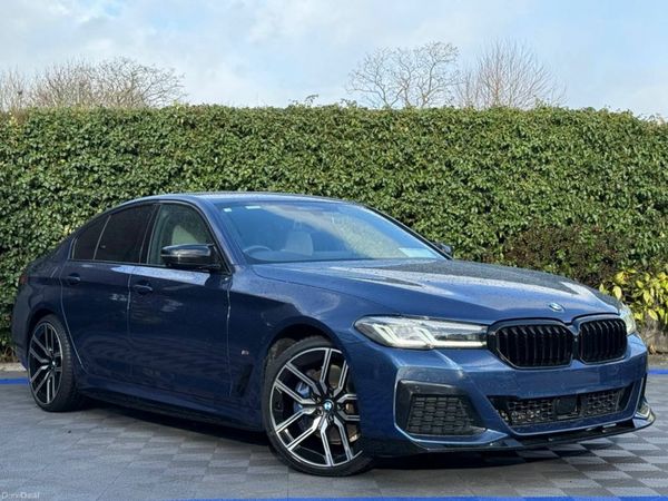 BMW 5-Series Saloon, Petrol Plug-in Hybrid, 2020, Blue