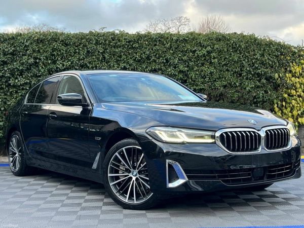 BMW 5-Series Saloon, Petrol Plug-in Hybrid, 2022, Black