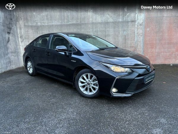 Toyota Corolla Saloon, Petrol Hybrid, 2021, Black