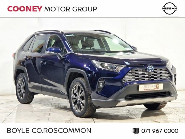Toyota RAV4 SUV, Petrol Hybrid, 2022, Blue