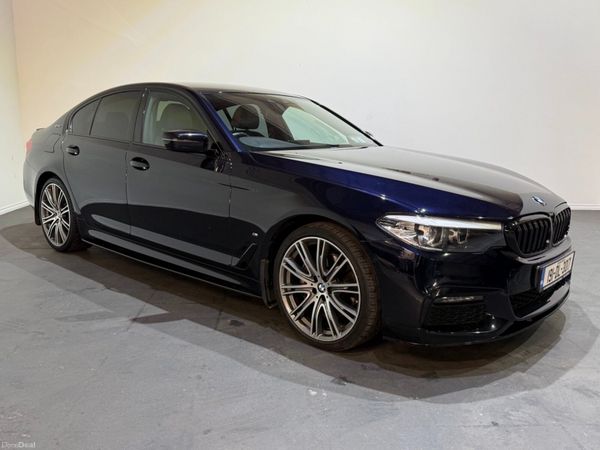 BMW 5-Series Saloon, Petrol Plug-in Hybrid, 2019, Black