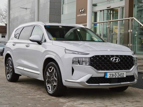 Hyundai Santa Fe SUV, Petrol Plug-in Hybrid, 2023, White