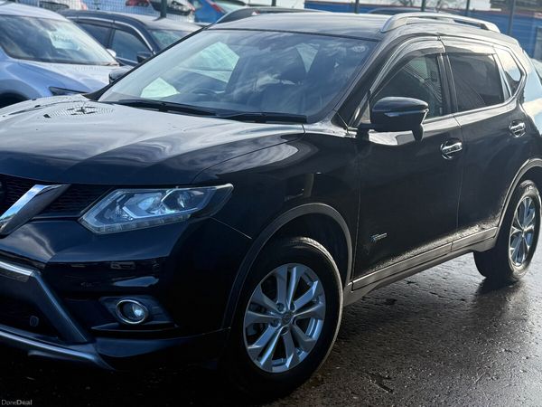 Nissan X-Trail SUV, Petrol Hybrid, 2017, Black