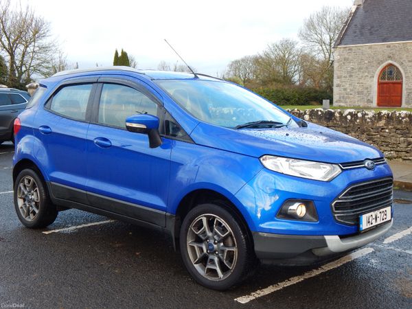 Ford EcoSport SUV, Diesel, 2014, Blue