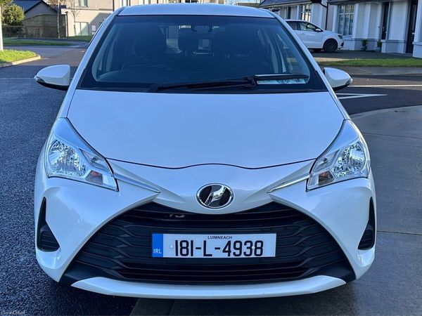 Toyota Vitz Hatchback, Petrol, 2018, White