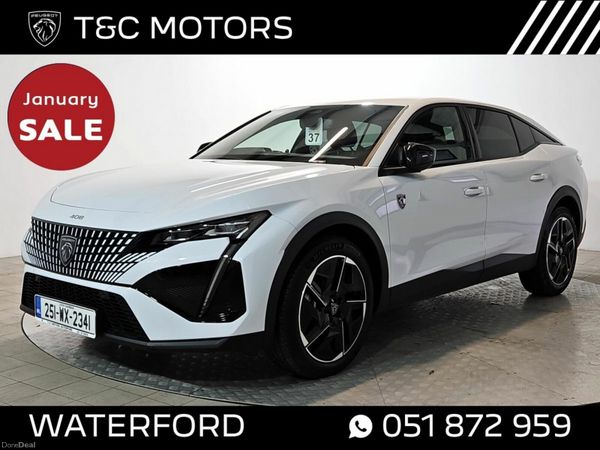 Peugeot 408 Saloon, Petrol, 2025, White