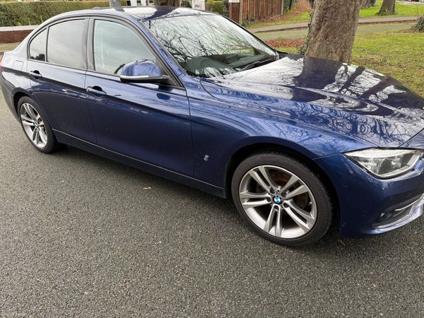 BMW 3-Series Saloon, Petrol Plug-in Hybrid, 2018, Blue