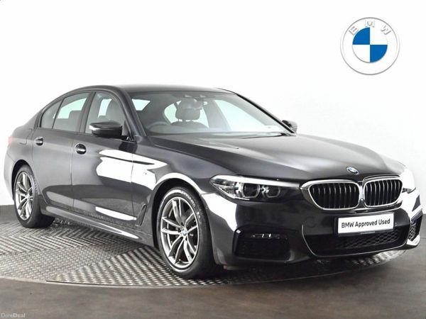 BMW 5-Series Saloon, Diesel Hybrid, 2020, Grey