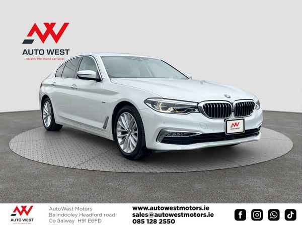 BMW 5-Series Saloon, Diesel, 2017, White