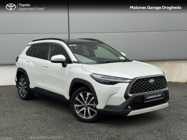 Toyota Corolla Cross SUV, Petrol Hybrid, 2023, White