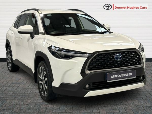 Toyota Corolla Cross SUV, Petrol Hybrid, 2024, White