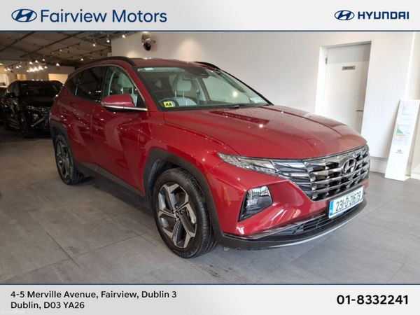 Hyundai Tucson SUV, Petrol Hybrid, 2023, Red
