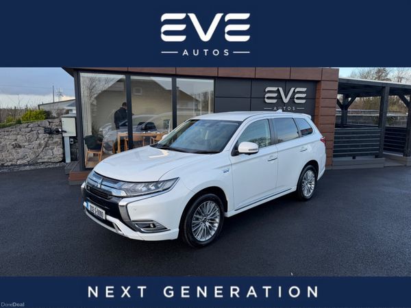 Mitsubishi Outlander SUV, Petrol Plug-in Hybrid, 2020, White