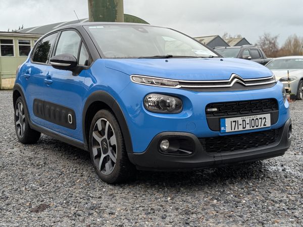 Citroen C3 Hatchback, Petrol, 2017, Blue