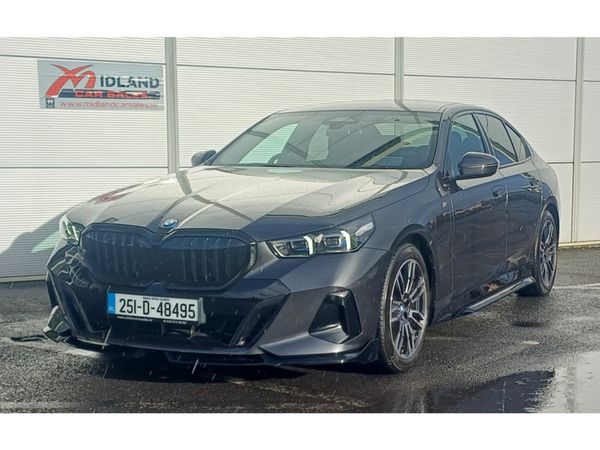 BMW 5-Series Saloon, Petrol Hybrid, 2025, Grey