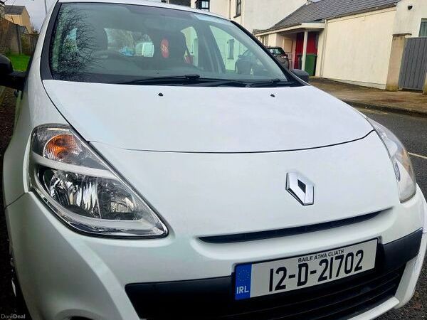 Renault Clio Hatchback, Ethanol Petrol, 2012, White