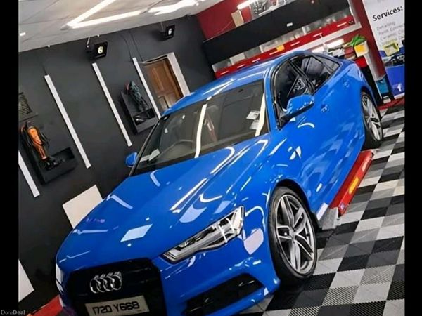Audi A6 Saloon, Diesel, 2017, Blue