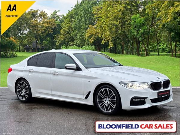 BMW 5-Series Saloon, Diesel, 2017, White