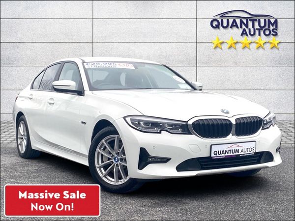 BMW 3-Series Saloon, Petrol Plug-in Hybrid, 2021, White