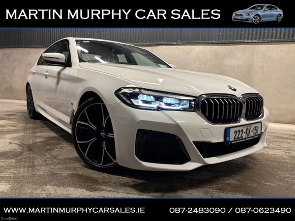 BMW 5-Series Saloon, Diesel, 2022, White