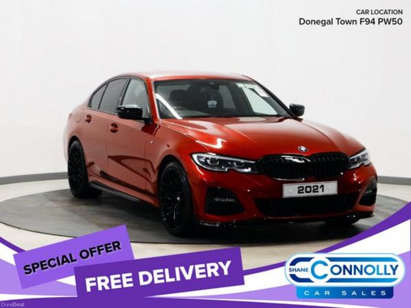 BMW 3-Series Saloon, Petrol Hybrid, 2021, Orange